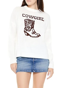 Cowgirl Graphic Sweater