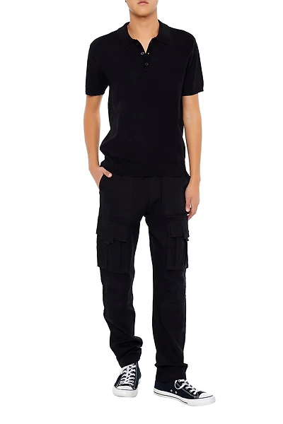 Slim-Fit Drawstring Cargo Pants