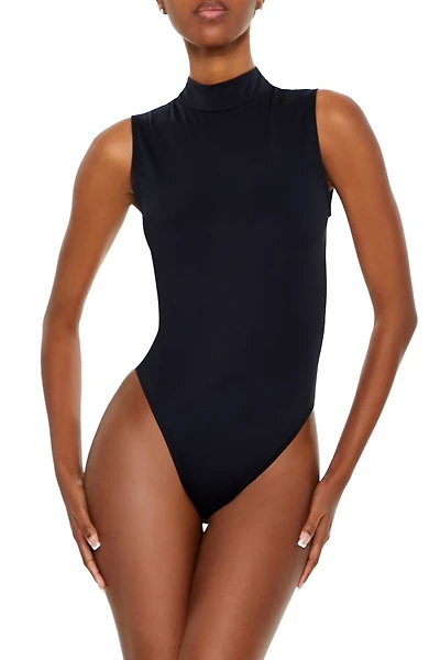 Contour Sculpt Mock Neck Bodysuit