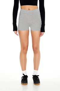 Cotton-Blend Biker Shorts