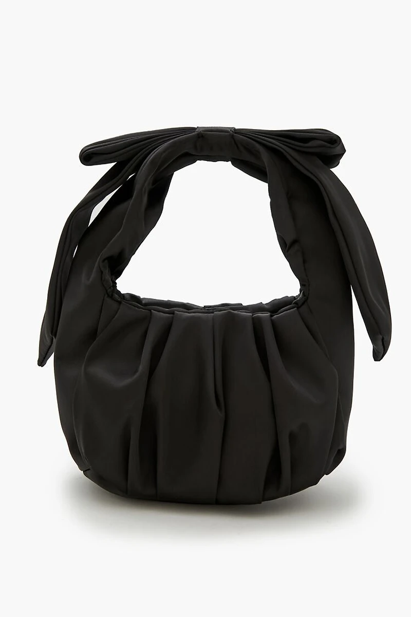 Knotted Satin Handbag
