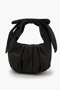 Knotted Satin Handbag