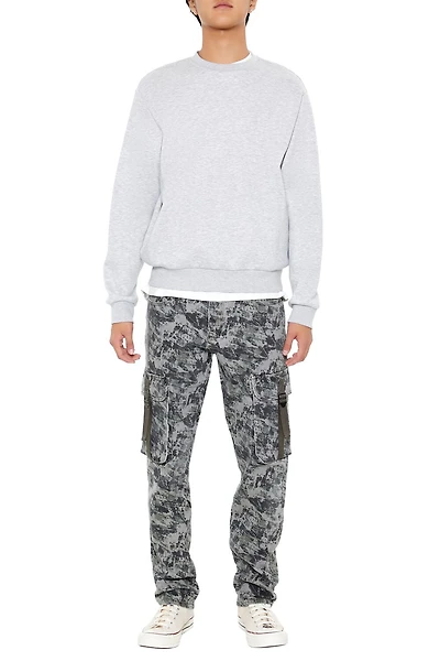 Camo Drawstring Cargo Pants