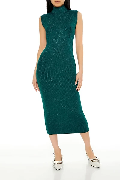 Glitter Knit Maxi Sweater Dress