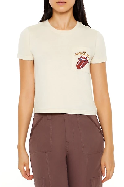 Embroidered The Rolling Stones Tee