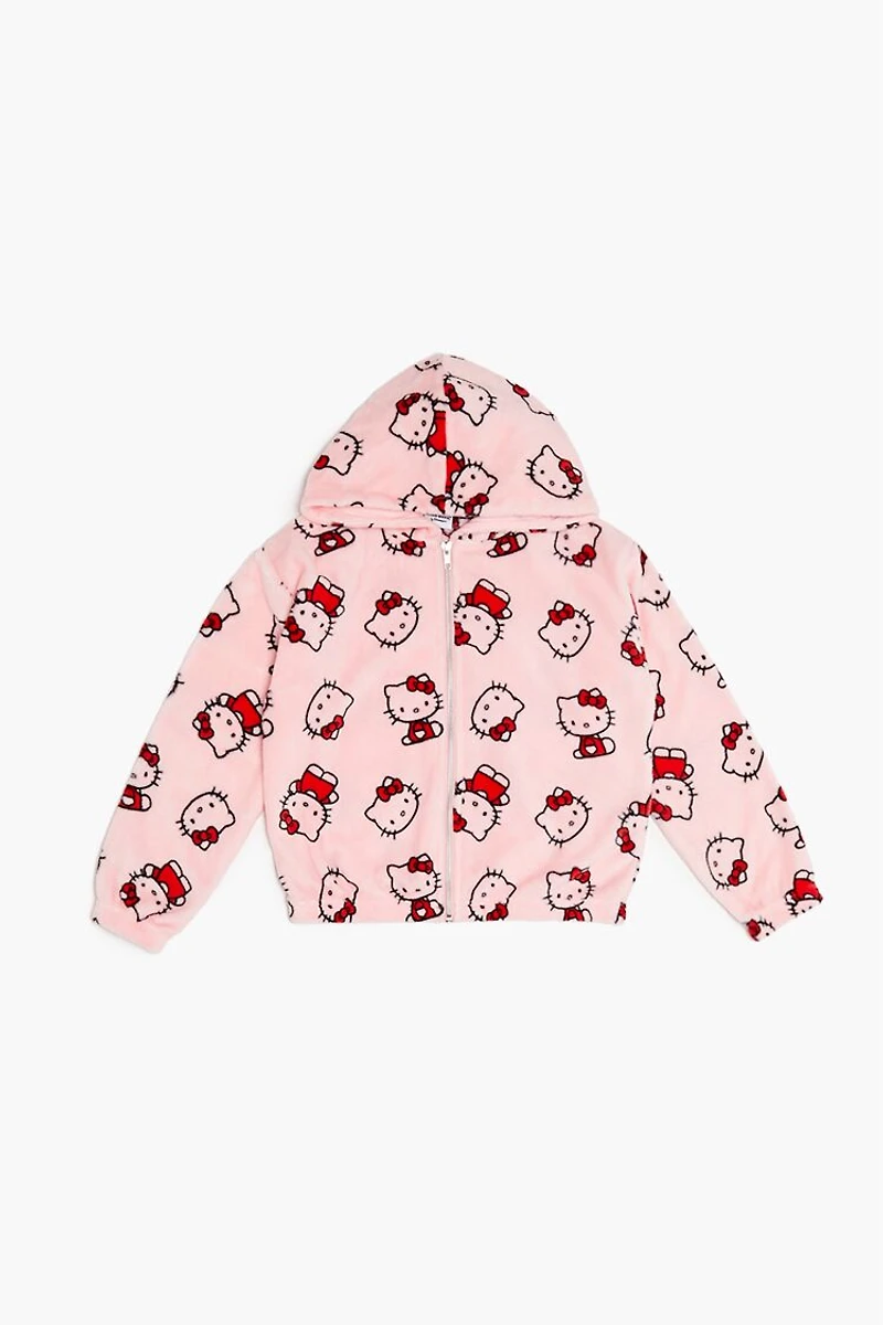 Girls Hello Kitty Zip-Up Hoodie (Kids)