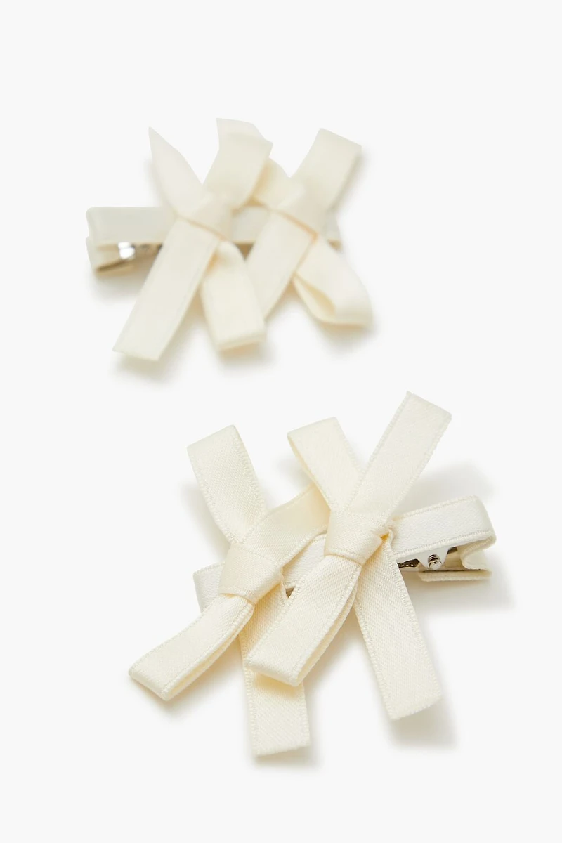 Bow Gator Hair Clip Set