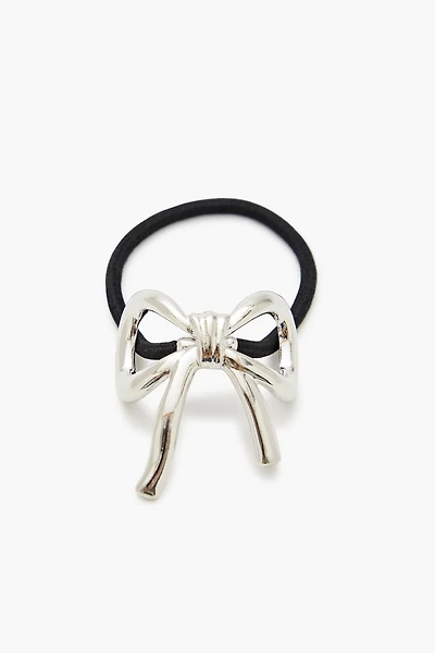 Metal Bow Hair Tie