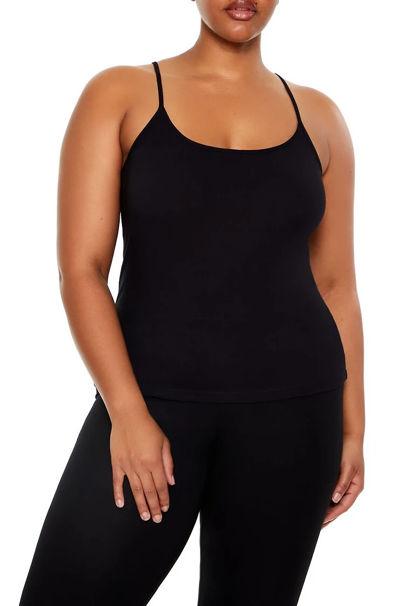 Plus Size Cotton-Blend Cami