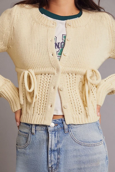 Tie-Front Cardigan Sweater