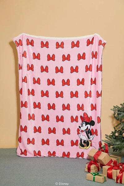 Disney Minnie Mouse Plush Throw Blanket