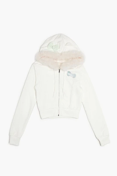 Girls Hello Kitty Zip-Up Hoodie (Kids)