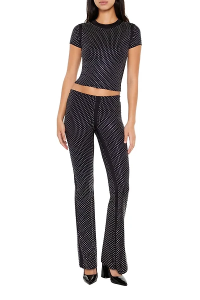 Contour Sculpt Rhinestone Pants