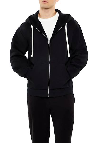Fleece Core Athletic Zip-Up Hoodie