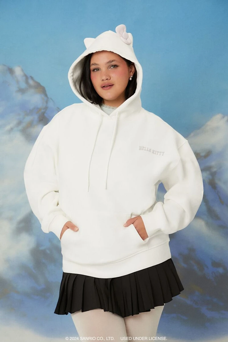 Plus Size Hello Kitty Rose Hoodie
