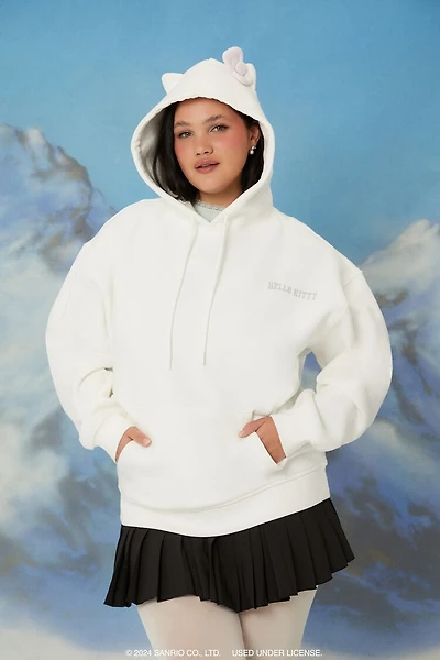 Plus Size Hello Kitty Rose Hoodie