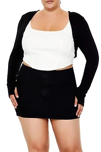 Plus Size Shrug Sweater