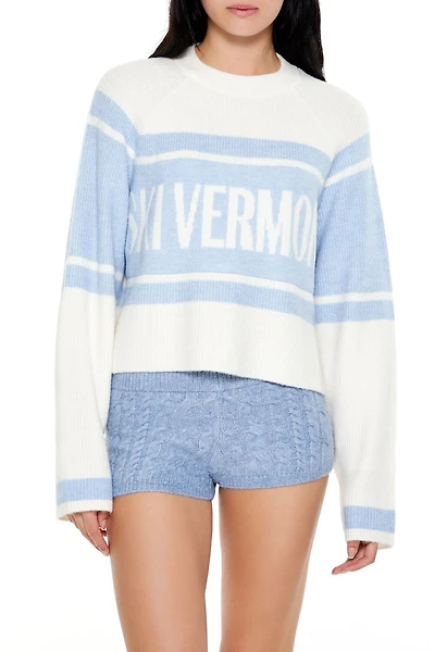 Ski Vermont Colorblock Sweater