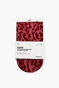 Leopard Print Tights