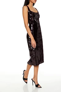 Sequin Bodycon Midi Tank Dress