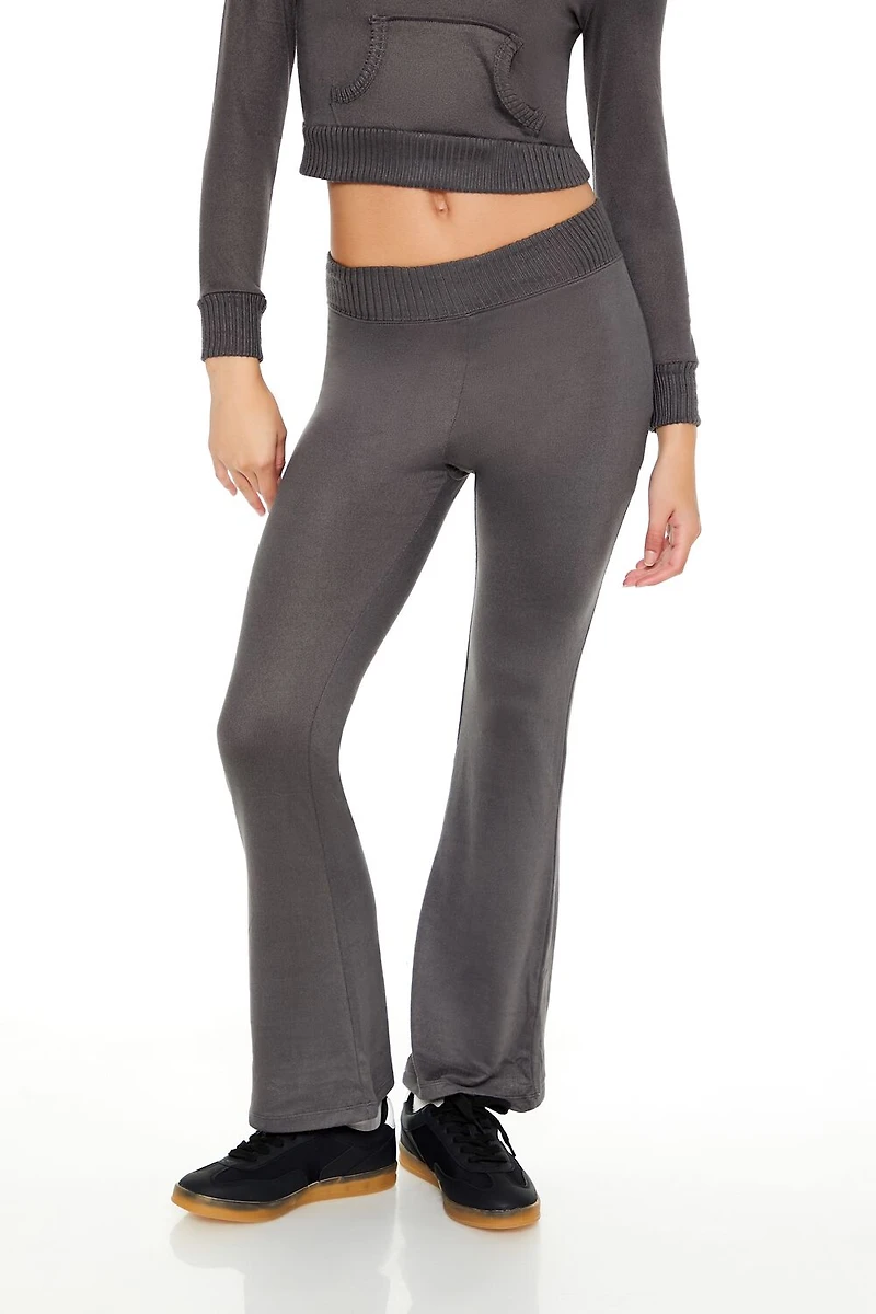 Mid-Rise Straight-Leg Pants