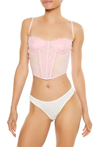 Lace Lingerie Corset Cami