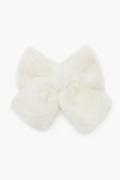 Plush Bow Hair Barrette