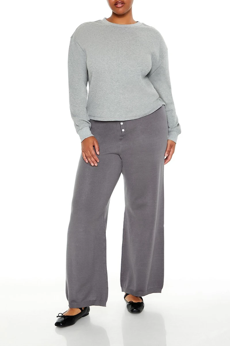 Plus Thermal Long-Sleeve Top