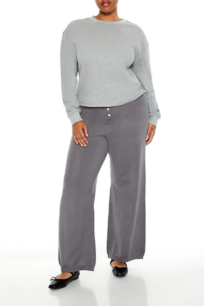 Plus Thermal Long-Sleeve Top