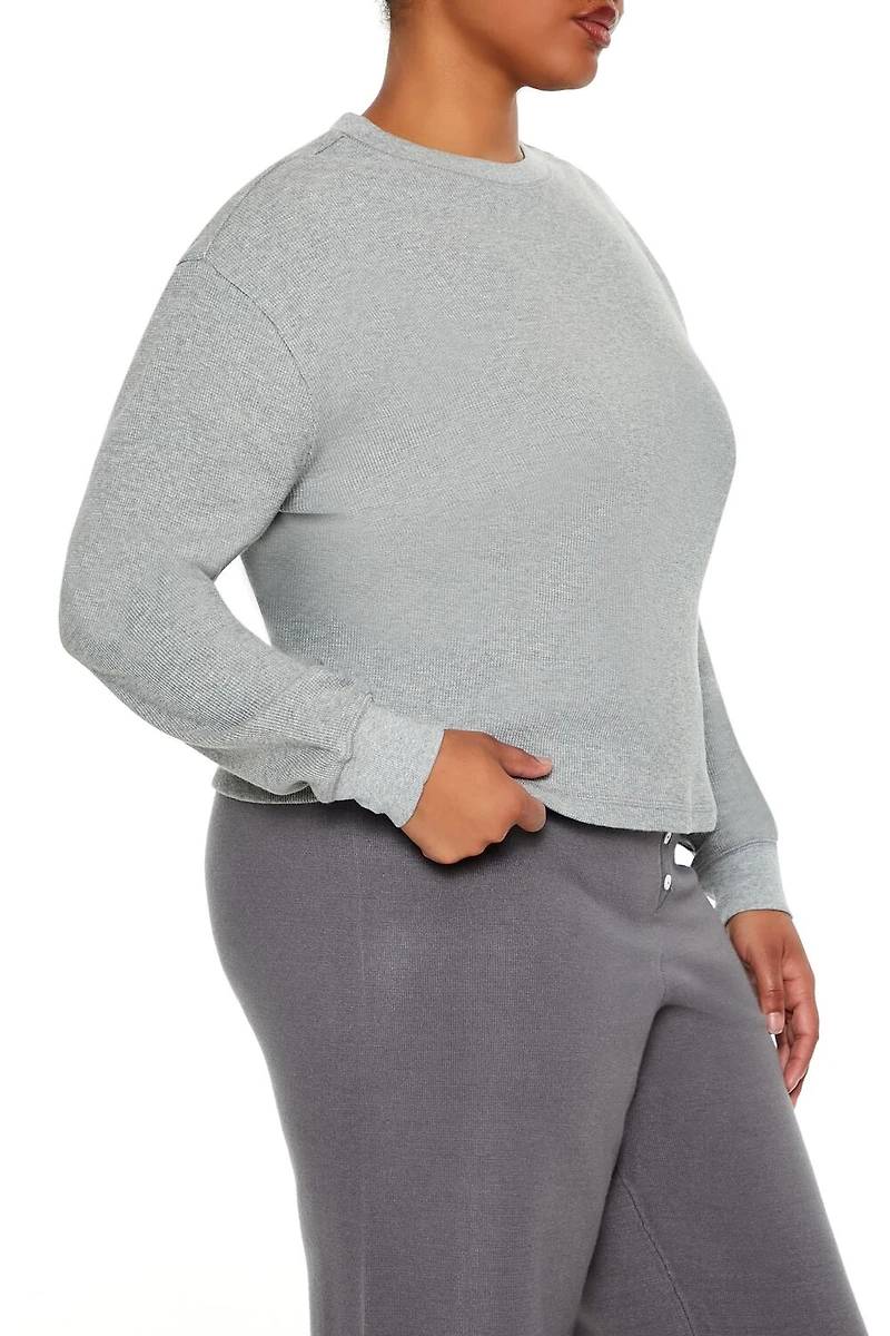 Plus Thermal Long-Sleeve Top