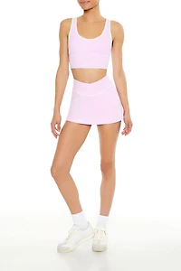 Active Two-Tone Surplice Skort