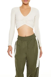 Active Ruched Crop Top