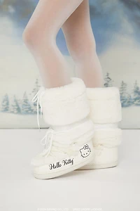 Hello Kitty Faux Fur Boots
