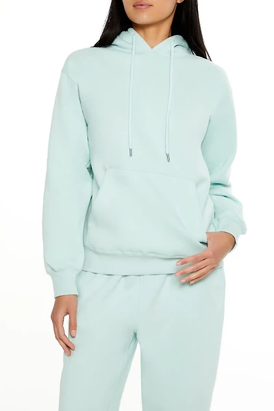 Fleece Drawstring Hoodie