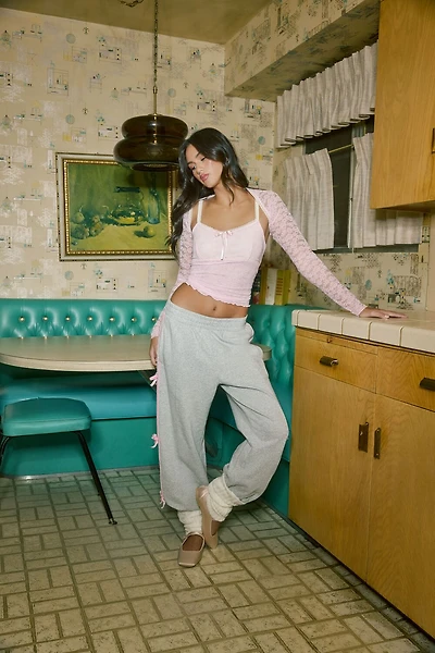 Bow Fleece Sweatpants