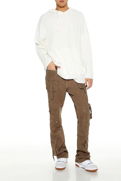 Mid-Rise Utility Cargo Jeans