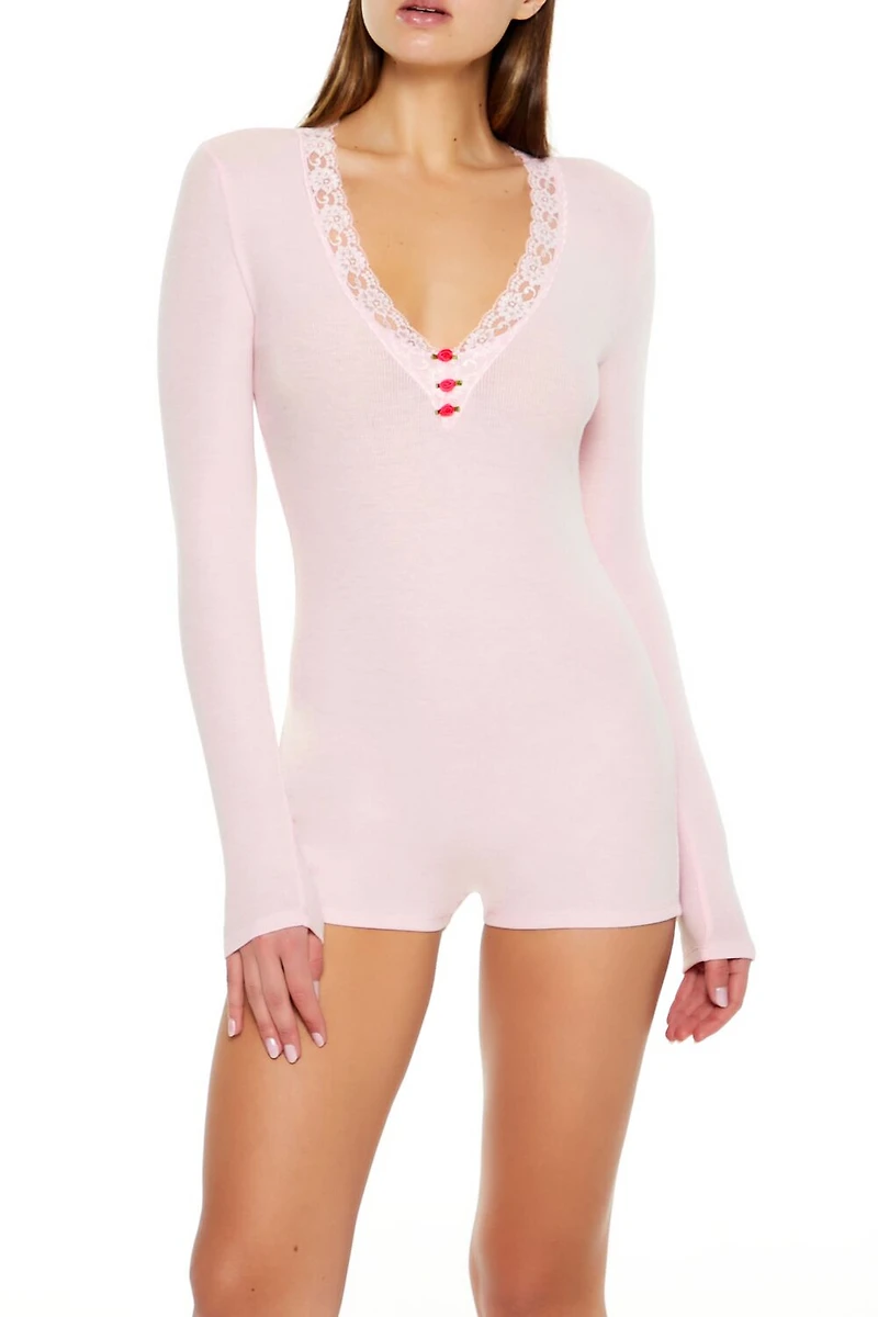 Rosette Pajama Romper