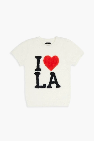 Girls I Heart LA Sweater-Knit Top (Kids)