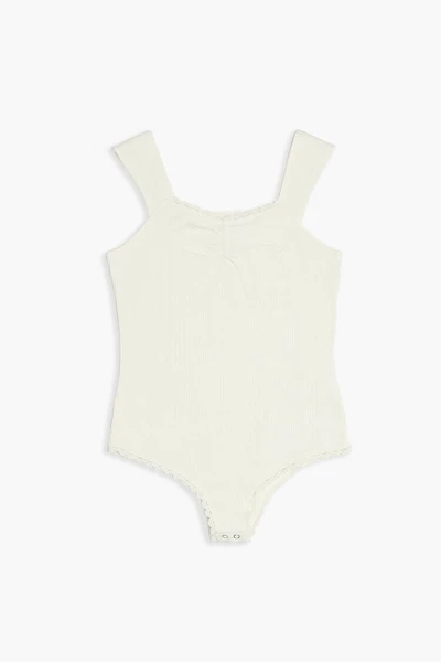 Girls Lace-Trim Bodysuit (Kids)