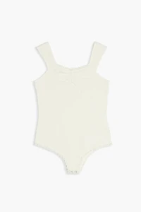 Girls Lace-Trim Bodysuit (Kids)