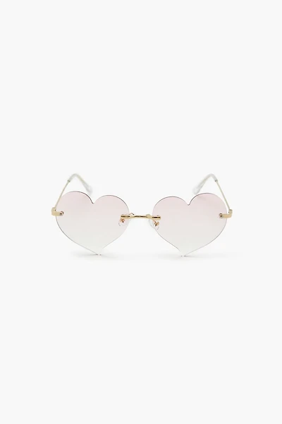 Rimless Heart Sunglasses