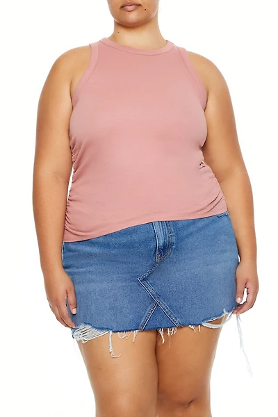 Plus Size Cotton-Blend Tank Top