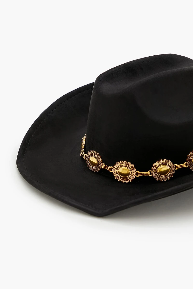 Chain-Trim Cowboy Hat