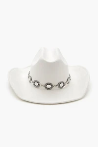 Chain-Trim Cowboy Hat