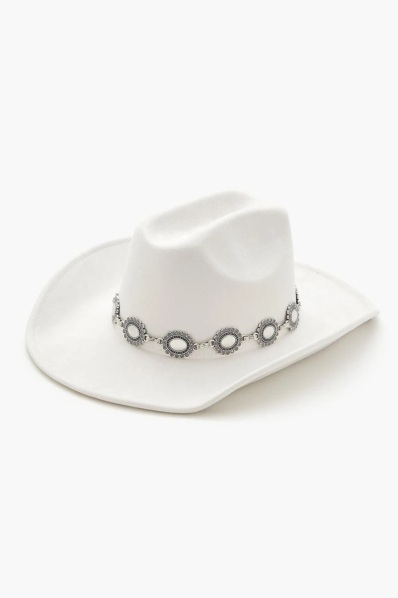 Chain-Trim Cowboy Hat