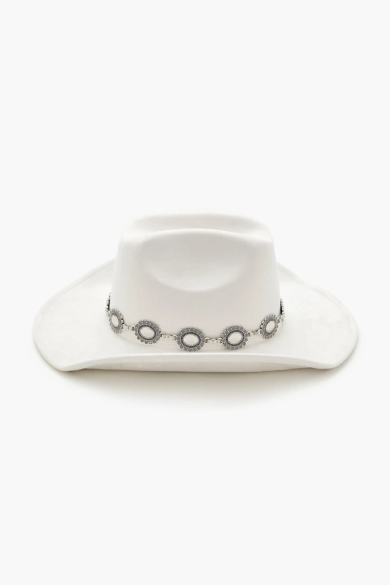 Chain-Trim Cowboy Hat