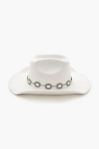 Chain-Trim Cowboy Hat