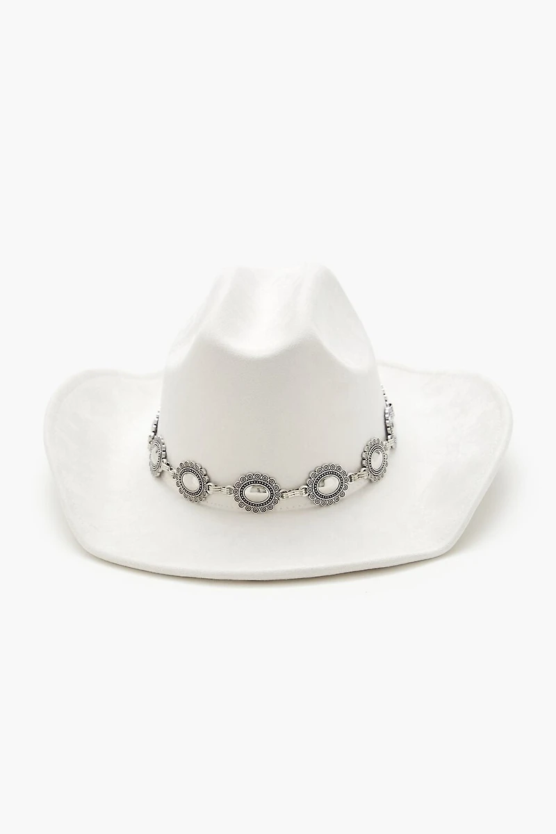 Chain-Trim Cowboy Hat