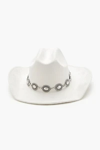 Chain-Trim Cowboy Hat