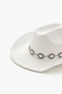 Chain-Trim Cowboy Hat